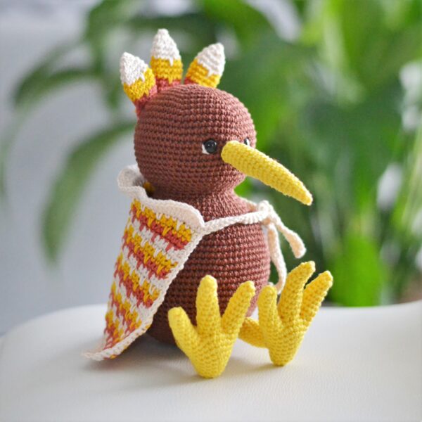 Crochet kiwi bird pattern