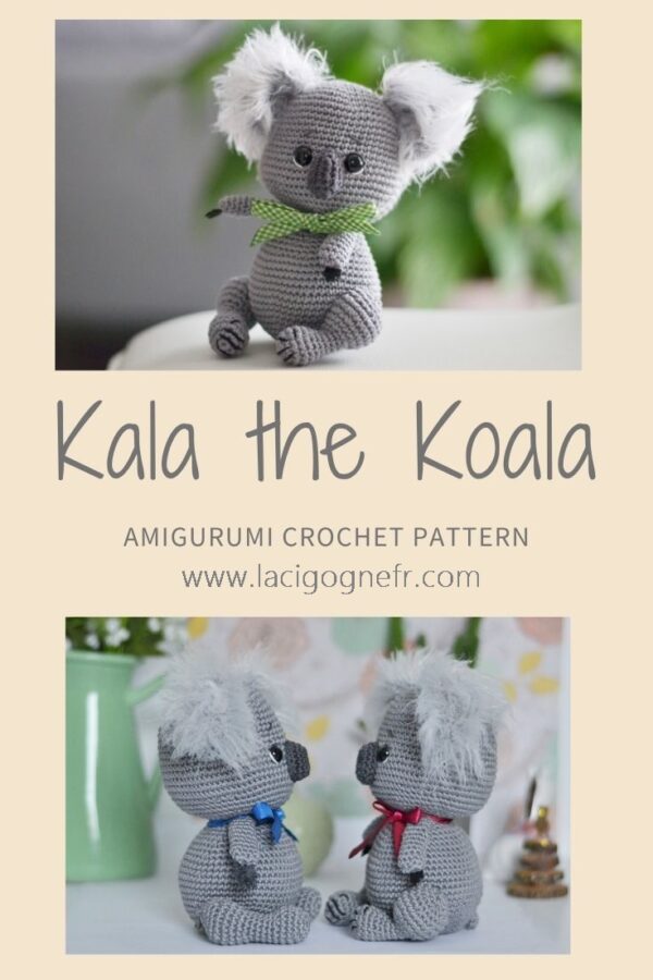 Koala patron d'un amigurumi au crochet